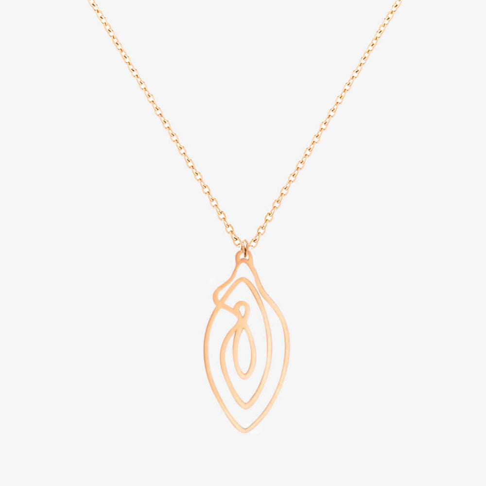 Collar Vulvii - Oro rosa